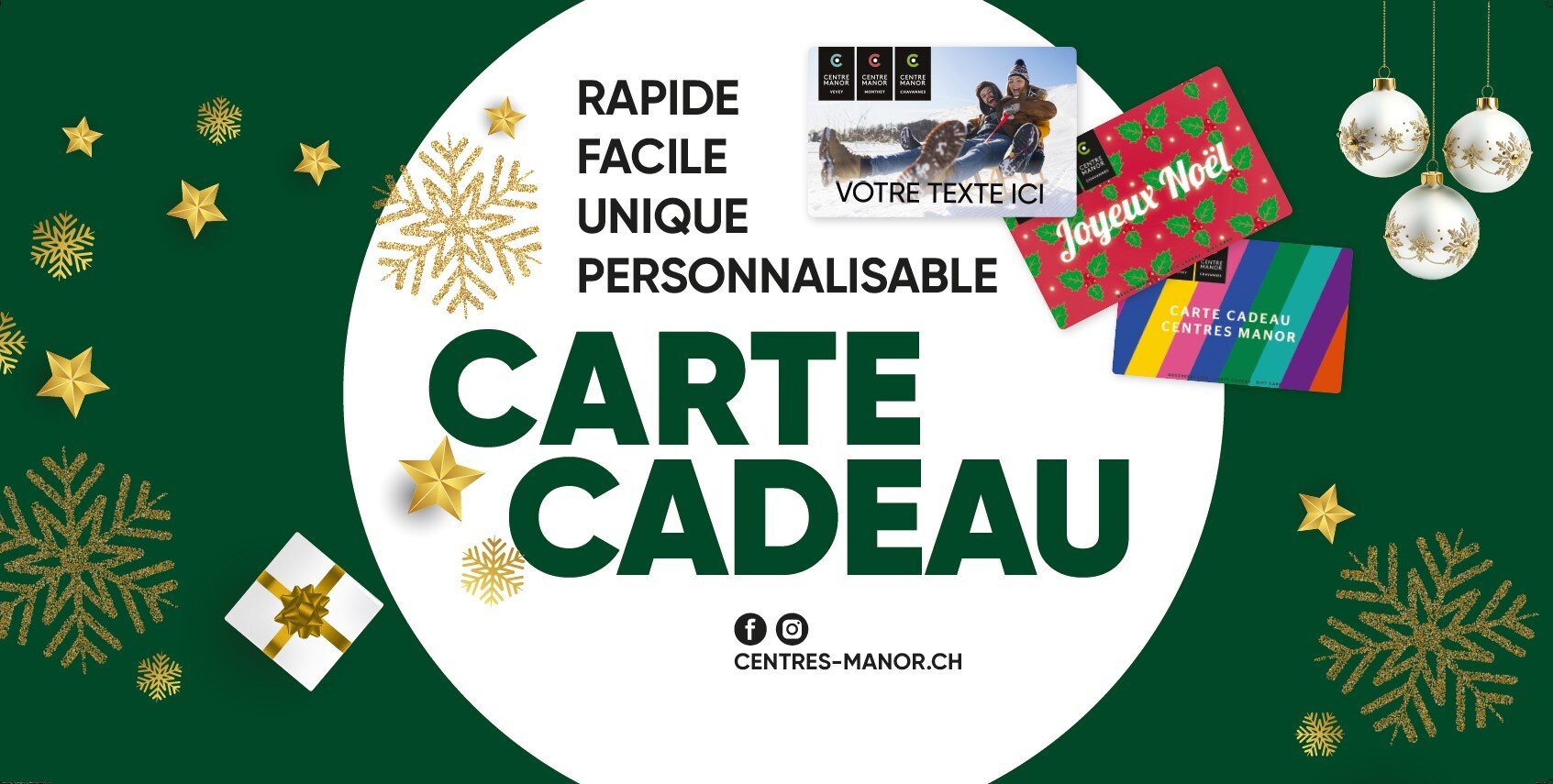 Carte Cadeau Centres Manor